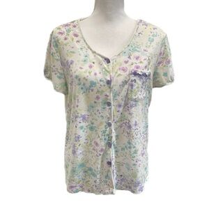 Karen Neuburger Floral Top